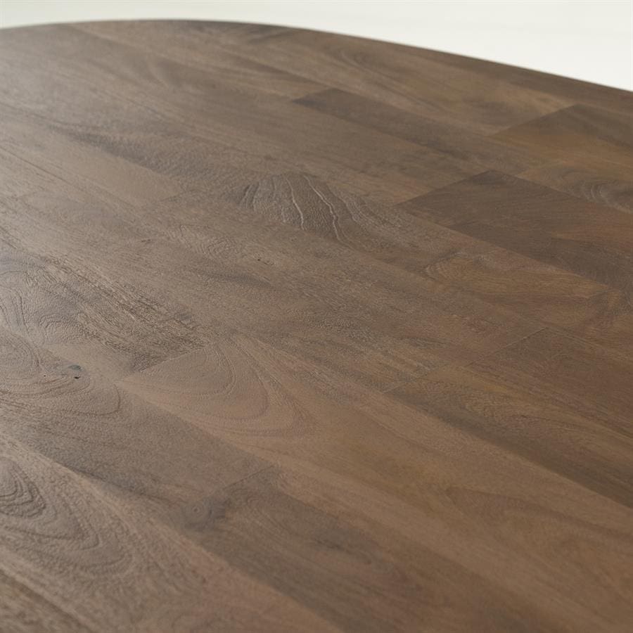 Eettafel Tycho 260x110 cm - Lichtbruin Eleonora Eettafel 96551