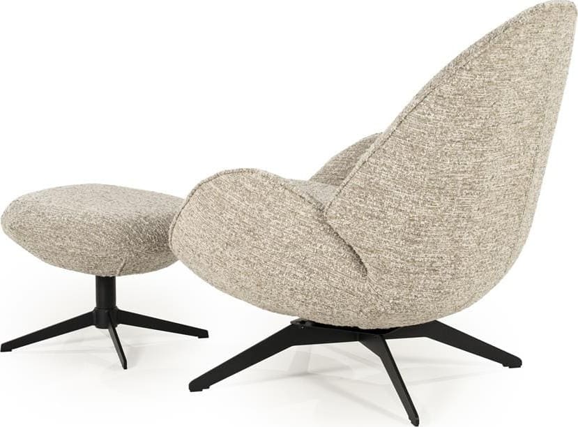 Fauteuil Ryan - Taupe Zora Eleonora Fauteuil 96453