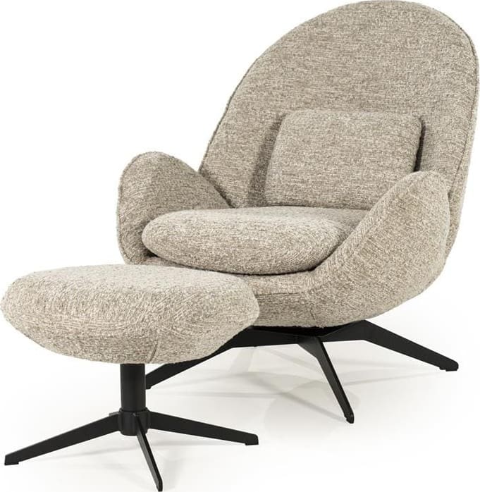 Fauteuil Ryan - Taupe Zora Eleonora Fauteuil 96453