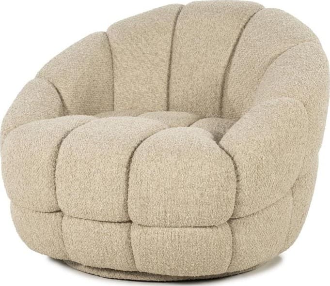 Fauteuil Tina - Beige Flou Eleonora Fauteuil 96447