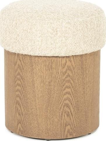 Poef George - Beige Flou Eleonora Poef 96440