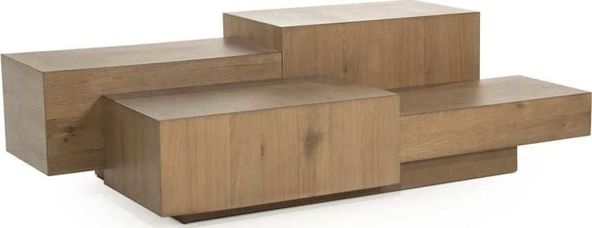 Salontafel Quinten Rechthoekig - Bruin Eleonora Salontafel 96389