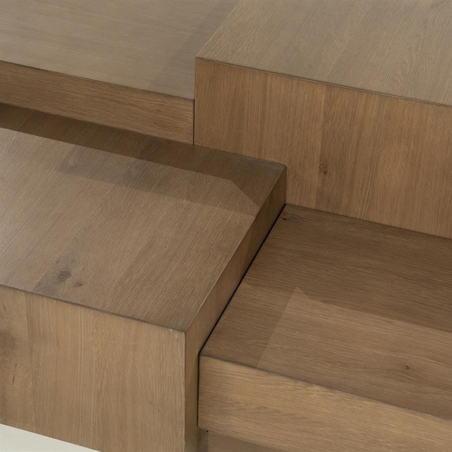 Salontafel Quinten Rechthoekig - Bruin Eleonora Salontafel 96389