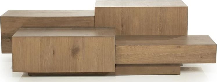 Salontafel Quinten Rechthoekig - Bruin Eleonora Salontafel 96389