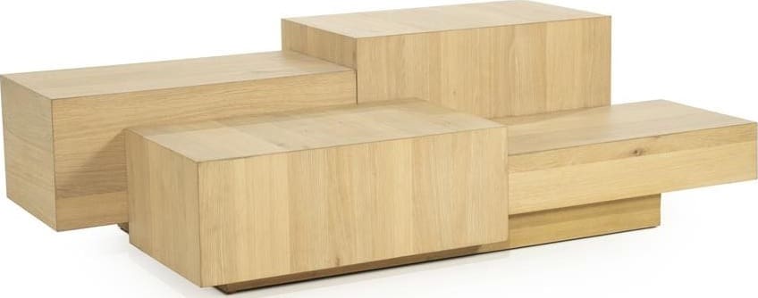 Salontafel Quinten Rechthoekig - Naturel Eleonora Salontafel 96388