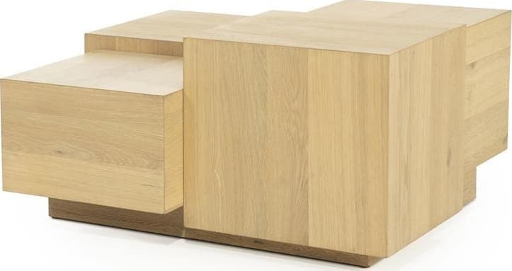 Salontafel Quinten Vierkant - Naturel Eleonora Salontafel 96386