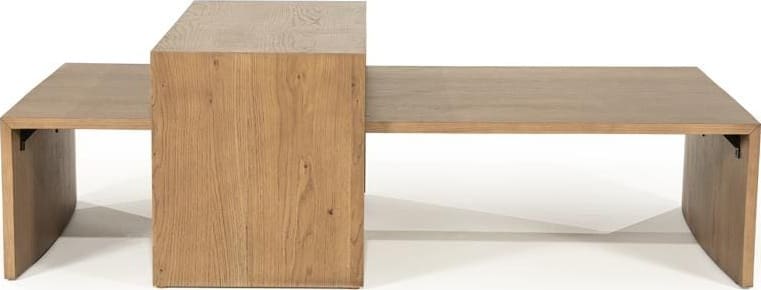 Salontafel Set Flo - Lichtbruin Eleonora Salontafel 96527