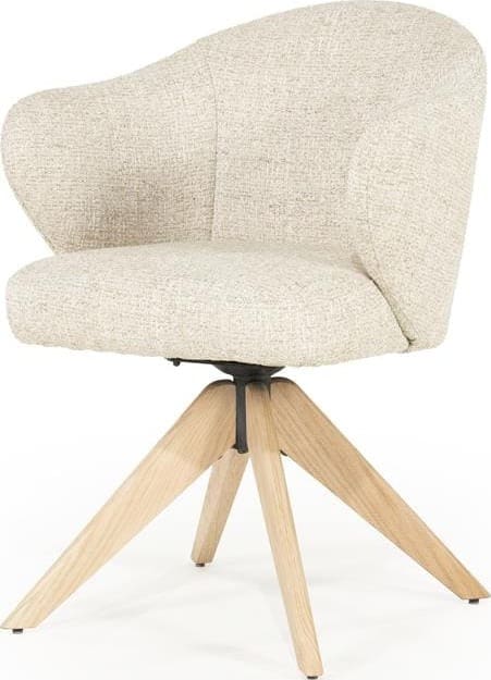 Stoel Connor Naturel - Beige Donna Eleonora Eetkamerstoel 96344