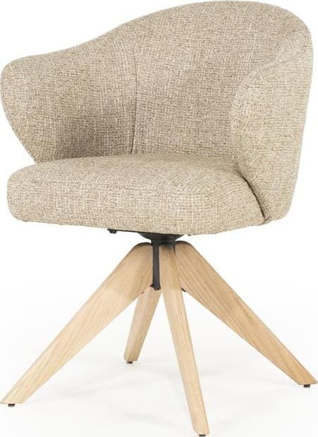 Stoel Connor Naturel - Taupe Donna Eleonora Eetkamerstoel 96345