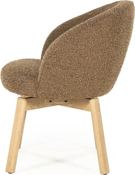 Stoel Livia - Bruin Hush Eleonora Eetkamerstoel 96468