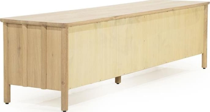 TV Meubel Jake 4 Drs. - Naturel Eleonora Tv-meubel|Tv-dressoir 96404