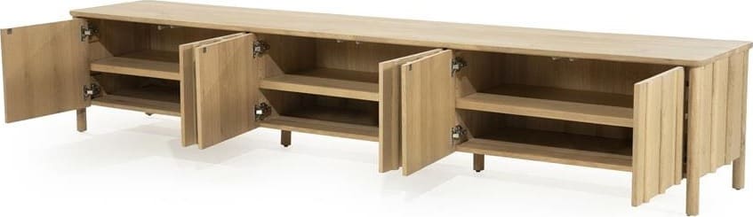 TV Meubel Jake 6 Drs. - Naturel Eleonora Tv-meubel|Tv-dressoir 96406