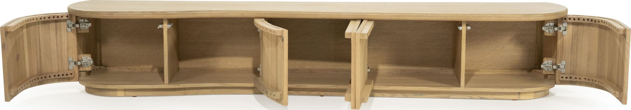 TV Meubel Josh 240 cm - Naturel Eleonora Tv-meubel|Tv-dressoir 96374