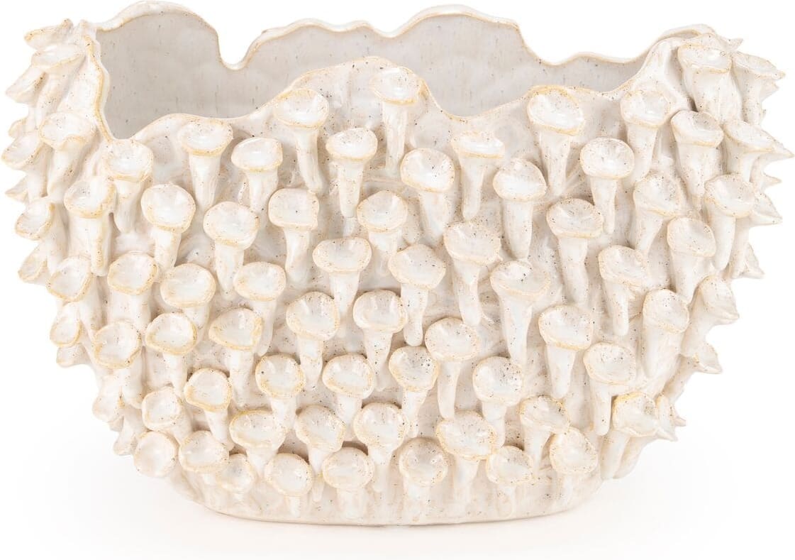 INHOUSE Decoratieschaal Baixas wit Wit Woonaccessoire