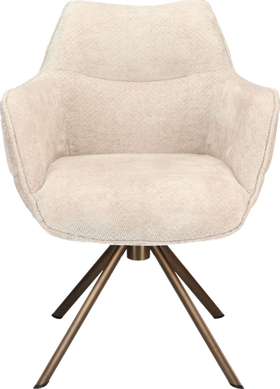 INHOUSE Eetkamerstoel Miosa beige Beige Eetkamerstoel