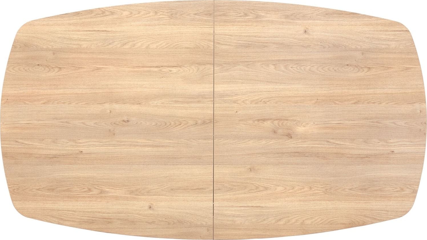 INHOUSE Eettafel Warita 60cm uitschuifbaar 160x92cm Bruin Eettafel