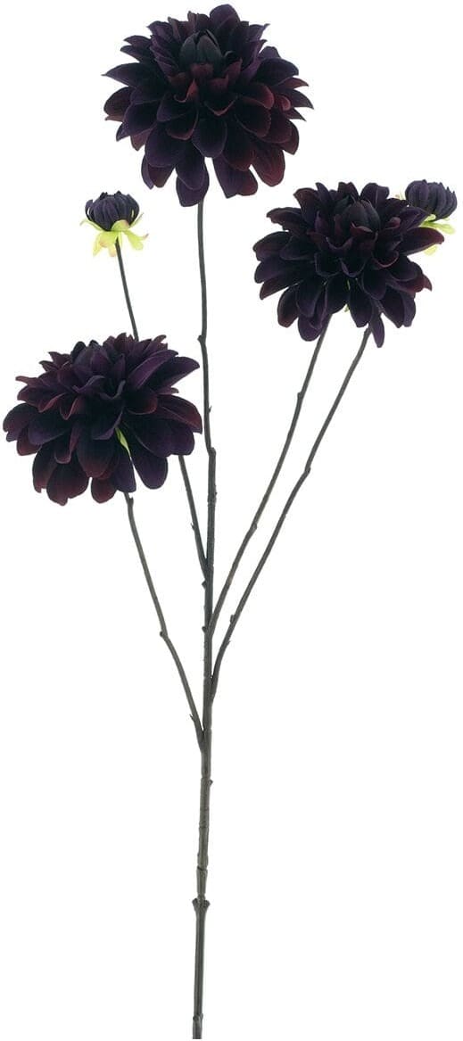 INHOUSE Kunstbloem Dahlia bordeauxrood Rood Woonaccessoire