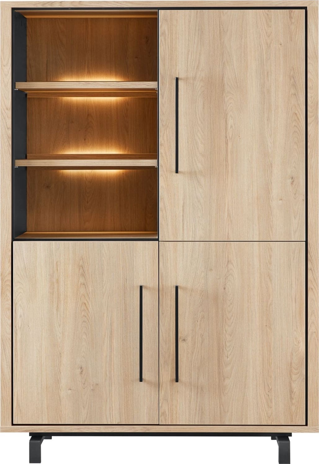 INHOUSE Opbergkast Wesara old oak Bruin Kast|Bergkast