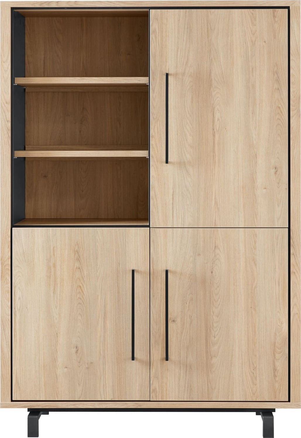 INHOUSE Opbergkast Wesara old oak Bruin Kast|Bergkast