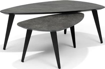 INHOUSE Salontafelset Somani antraciet Antraciet Salontafel