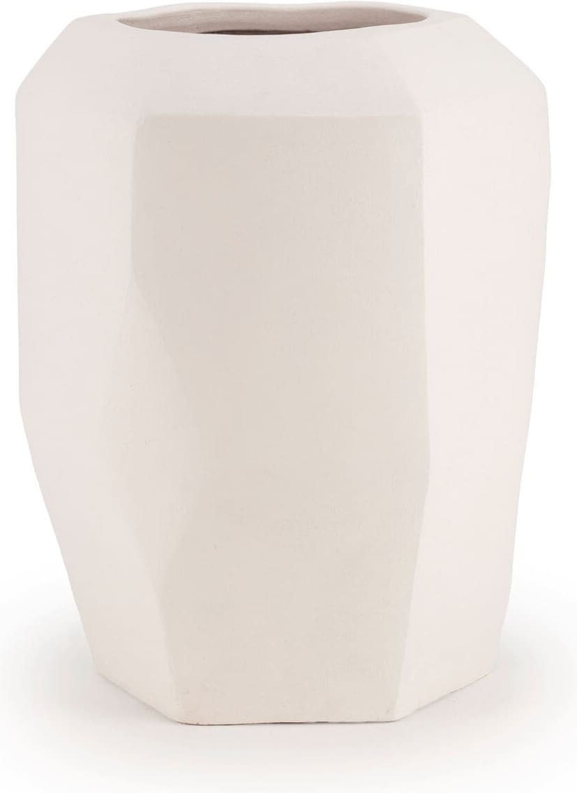 INHOUSE Vaas Ribera Alton large wit Wit Vaas
