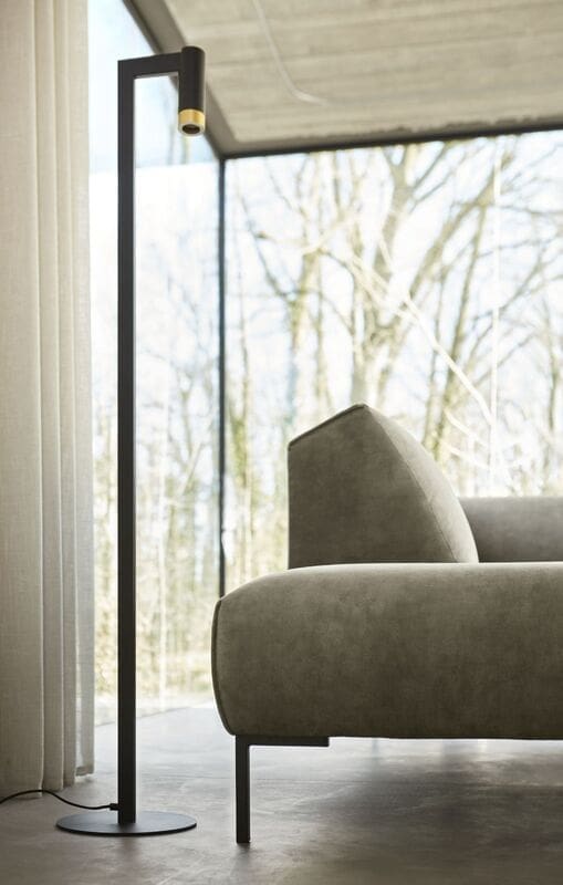 INHOUSE Vloerlamp Miria zwart Zwart Vloerlamp