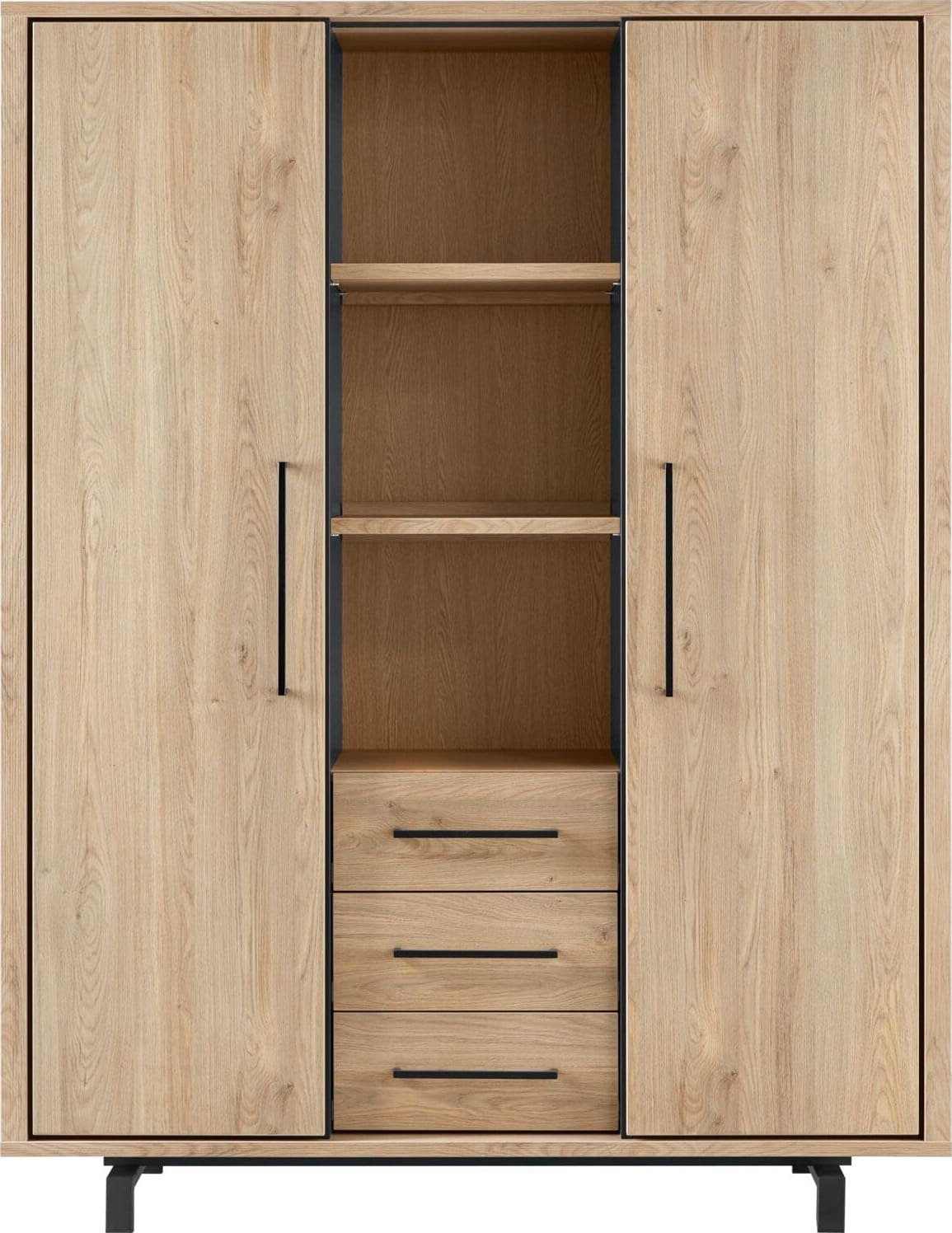 INHOUSE Wandkast Wesara old oak Bruin Wandkast|Kast