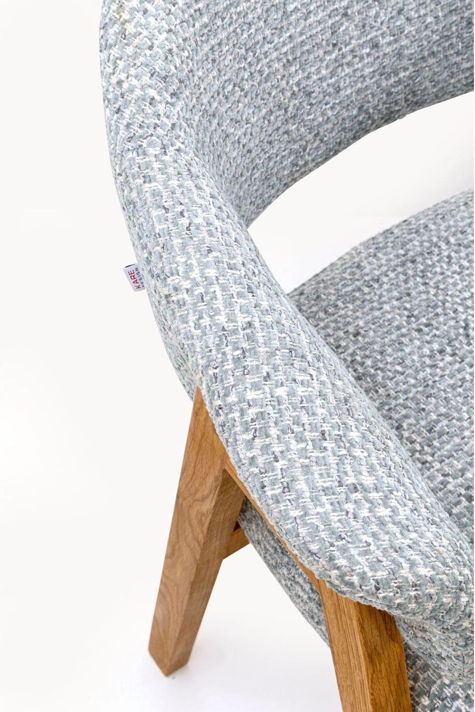 Armstoel Jonte Boucle Blue Kare Design Armstoel 71374