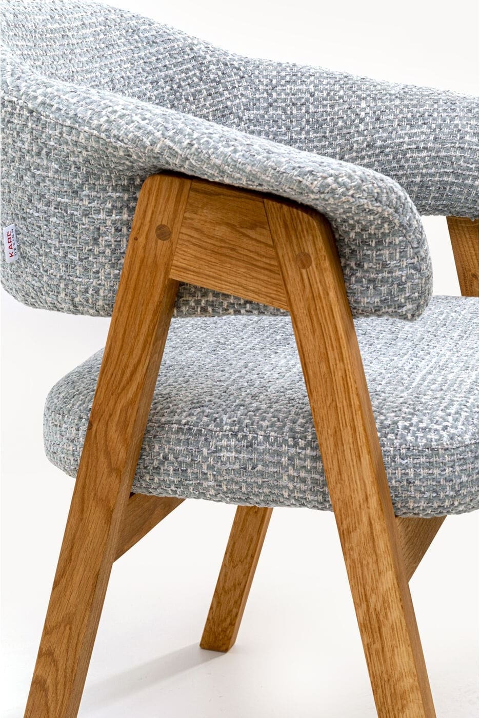 Armstoel Jonte Boucle Blue Kare Design Armstoel 71374