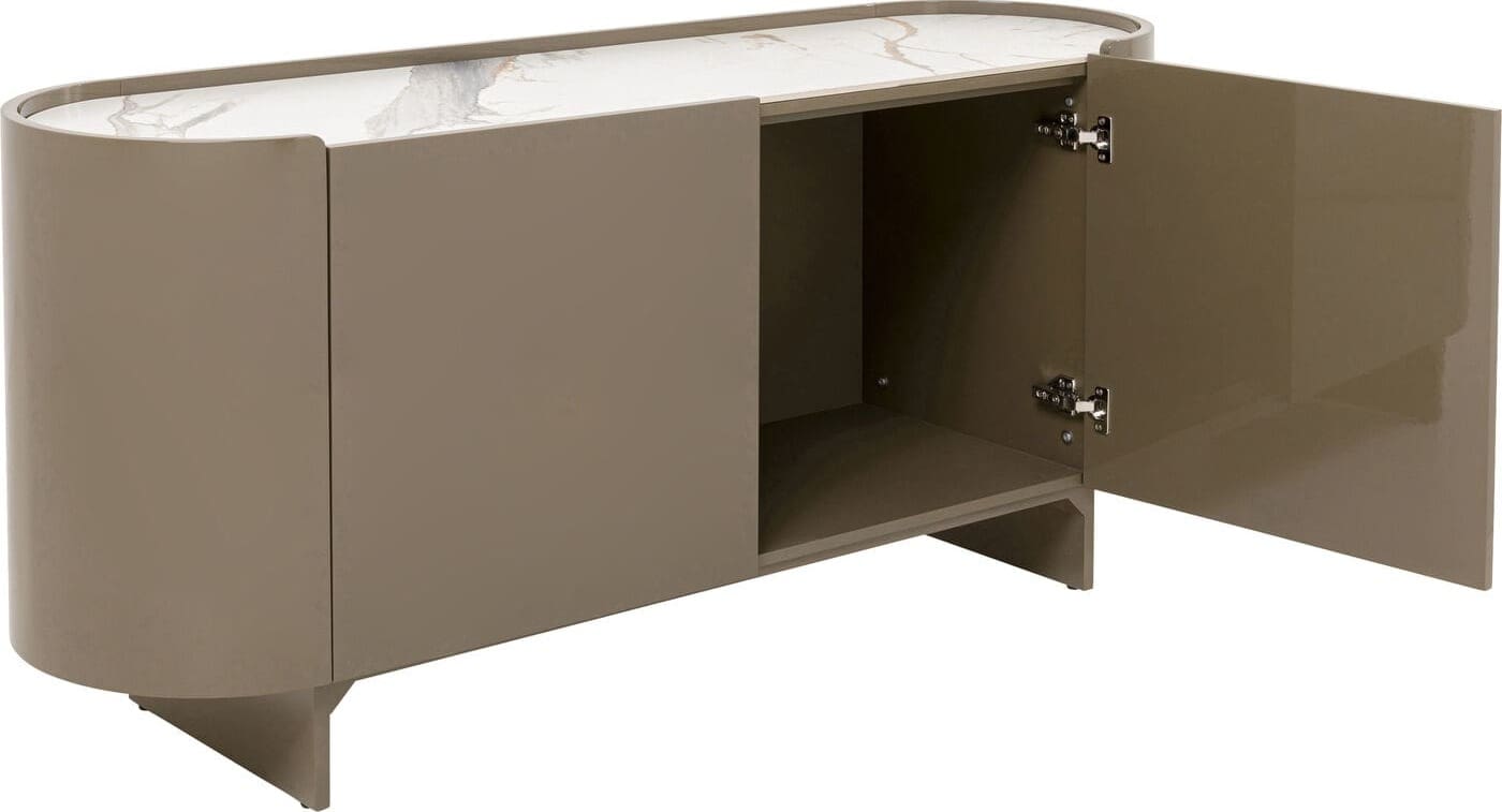 Dressoir Eliano Grey 160x75cm Kare Design Dressoir 71257