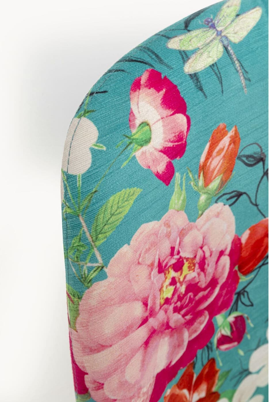 Eetkamerstoel East Side Flower Fever Blue Kare Design Eetkamerstoel 71132
