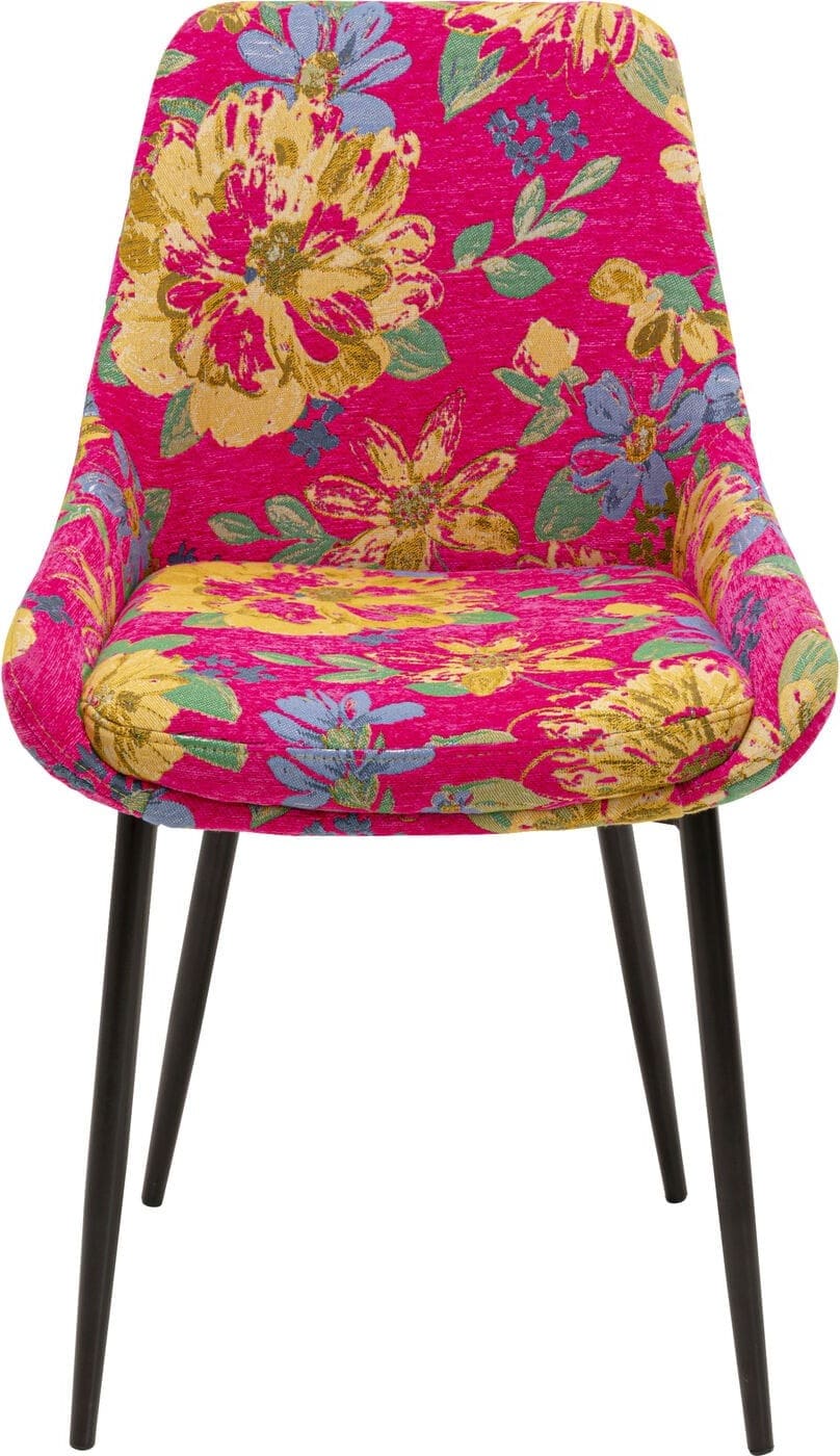 Eetkamerstoel East Side Flower Fever Pink Kare Design Eetkamerstoel 71133