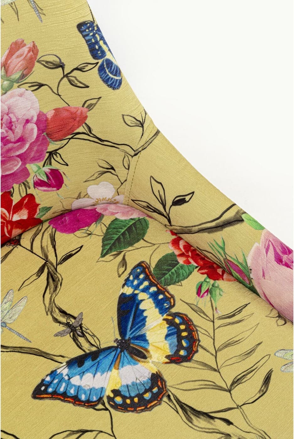Eetkamerstoel East Side Flower Fever Yellow Kare Design Eetkamerstoel 71131