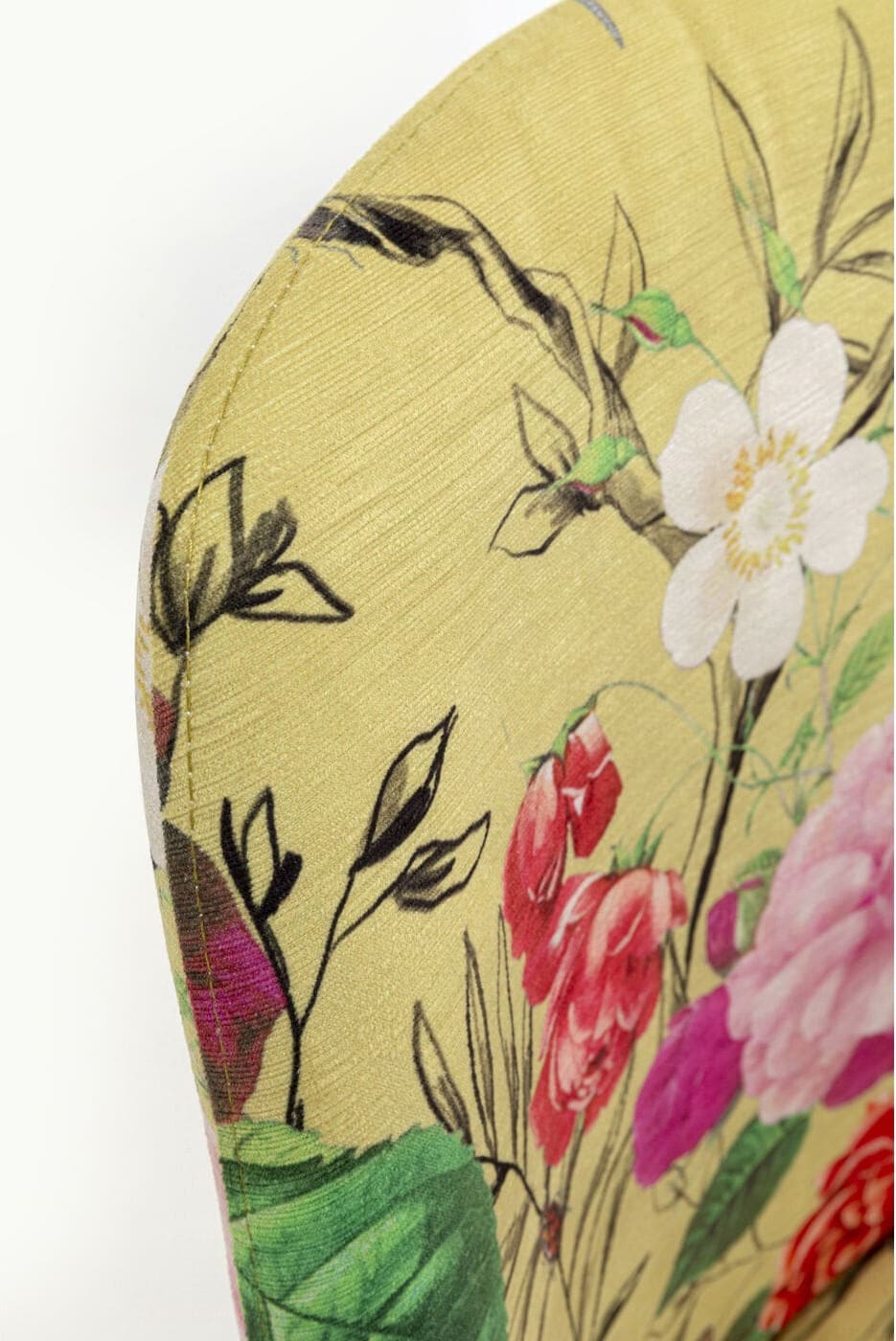 Eetkamerstoel East Side Flower Fever Yellow Kare Design Eetkamerstoel 71131