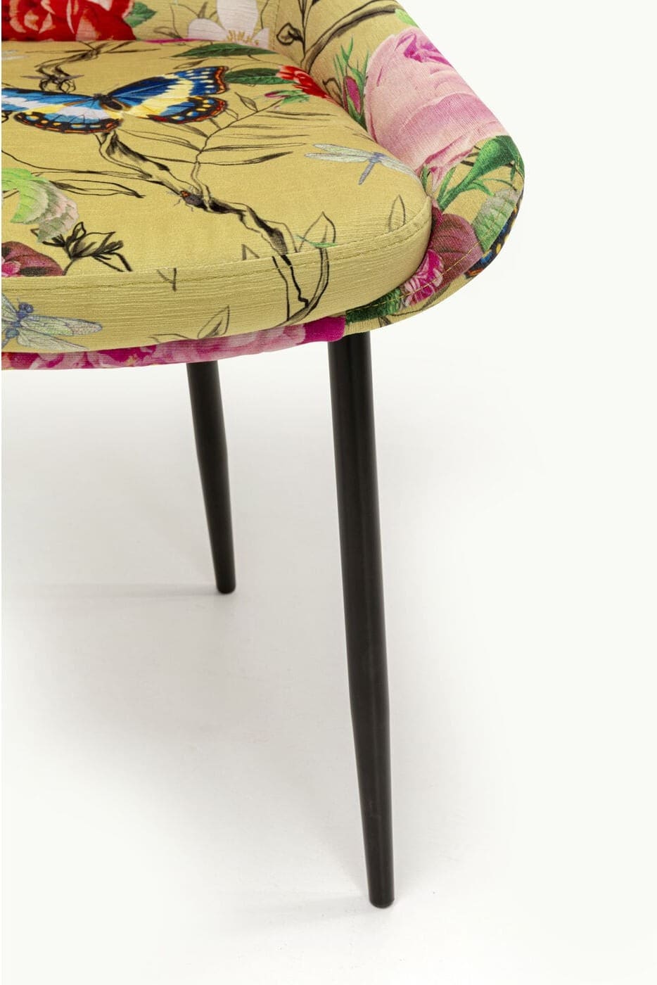 Eetkamerstoel East Side Flower Fever Yellow Kare Design Eetkamerstoel 71131