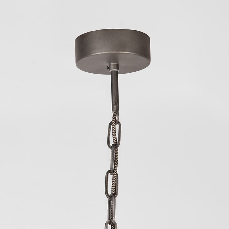 LABEL51 Hanglamp Dock - Burned Steel - Metaal Antraciet Hanglamp