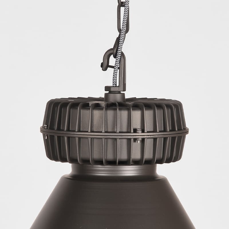 LABEL51 Hanglamp Duisburg - Burned Steel - Metaal Antraciet Hanglamp
