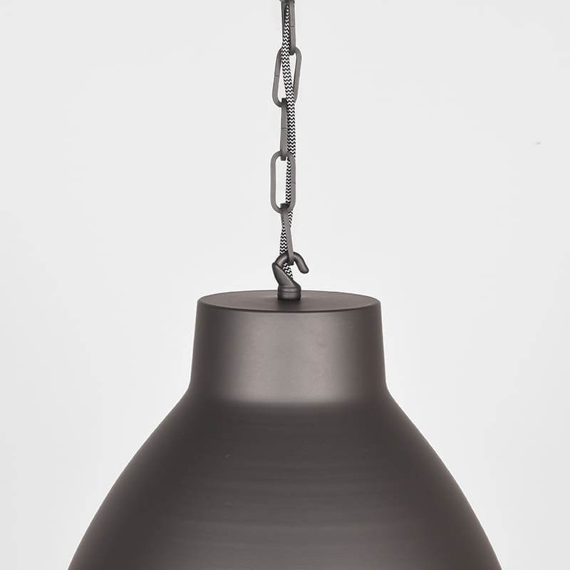 LABEL51 Hanglamp Industry - Burned Steel - Metaal Antraciet Hanglamp