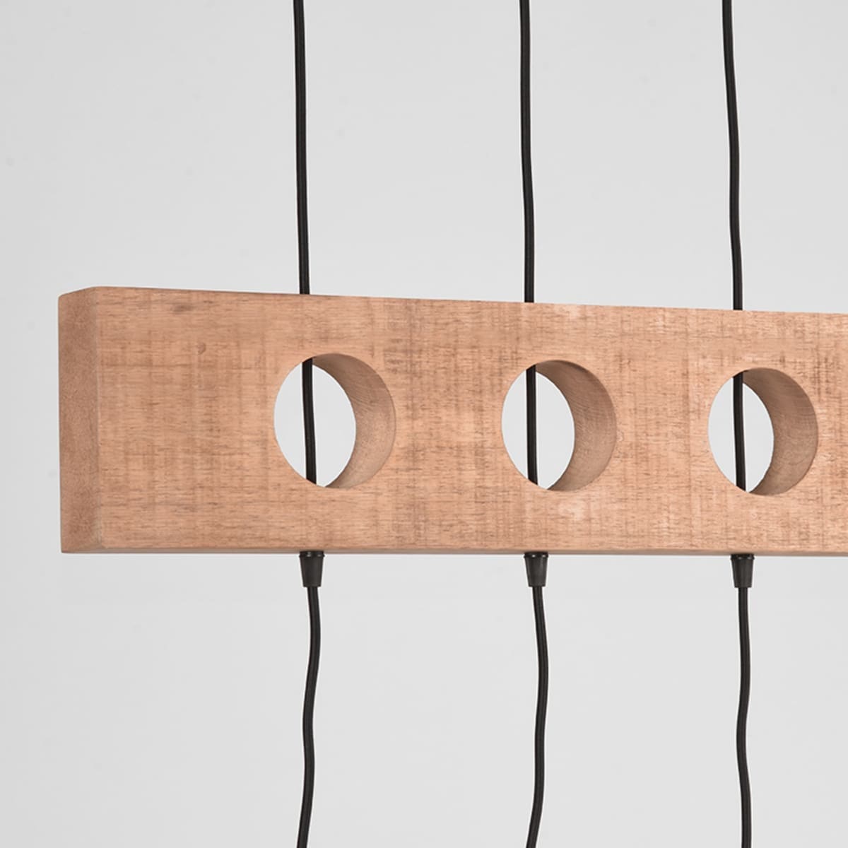 LABEL51 Hanglamp Timber - Zwart - Metaal Zwart Hanglamp