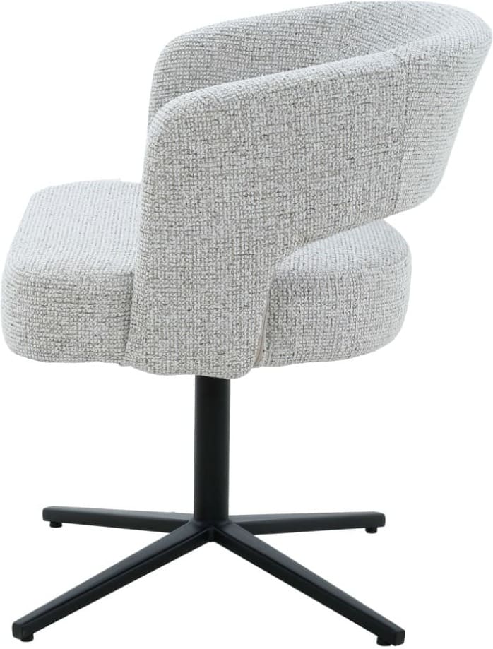 Livingfurn Eetkamerstoel Isabel Beige Beige|Wit Eetkamerstoel