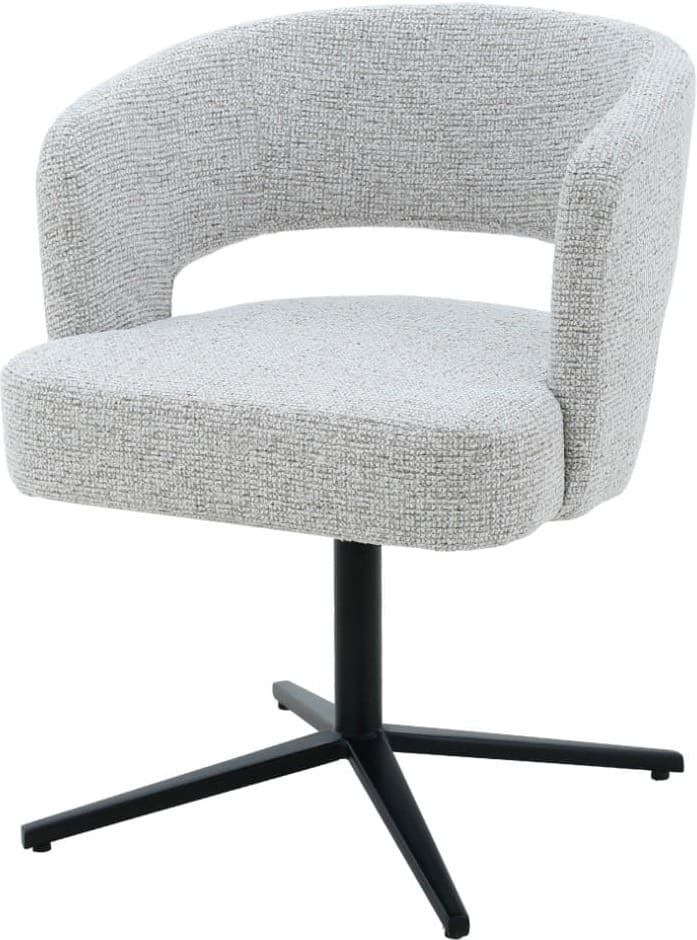 Livingfurn Eetkamerstoel Isabel Beige Beige|Wit Eetkamerstoel