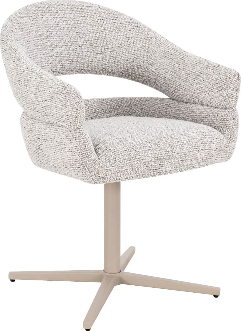 Livingfurn Eetkamerstoel Jade Beige Groen Eetkamerstoel