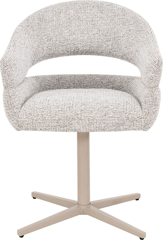 Livingfurn Eetkamerstoel Jade Beige Groen Eetkamerstoel
