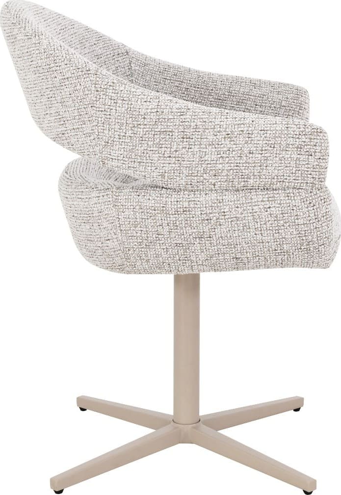 Livingfurn Eetkamerstoel Jade Beige Groen Eetkamerstoel