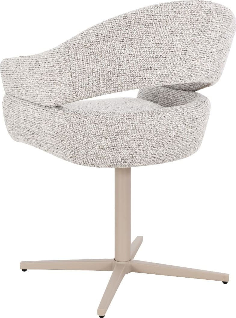 Livingfurn Eetkamerstoel Jade Beige Groen Eetkamerstoel