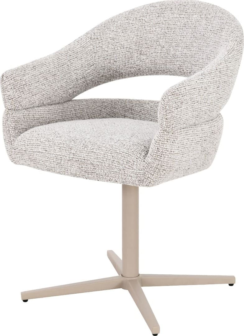 Livingfurn Eetkamerstoel Jade Beige Groen Eetkamerstoel