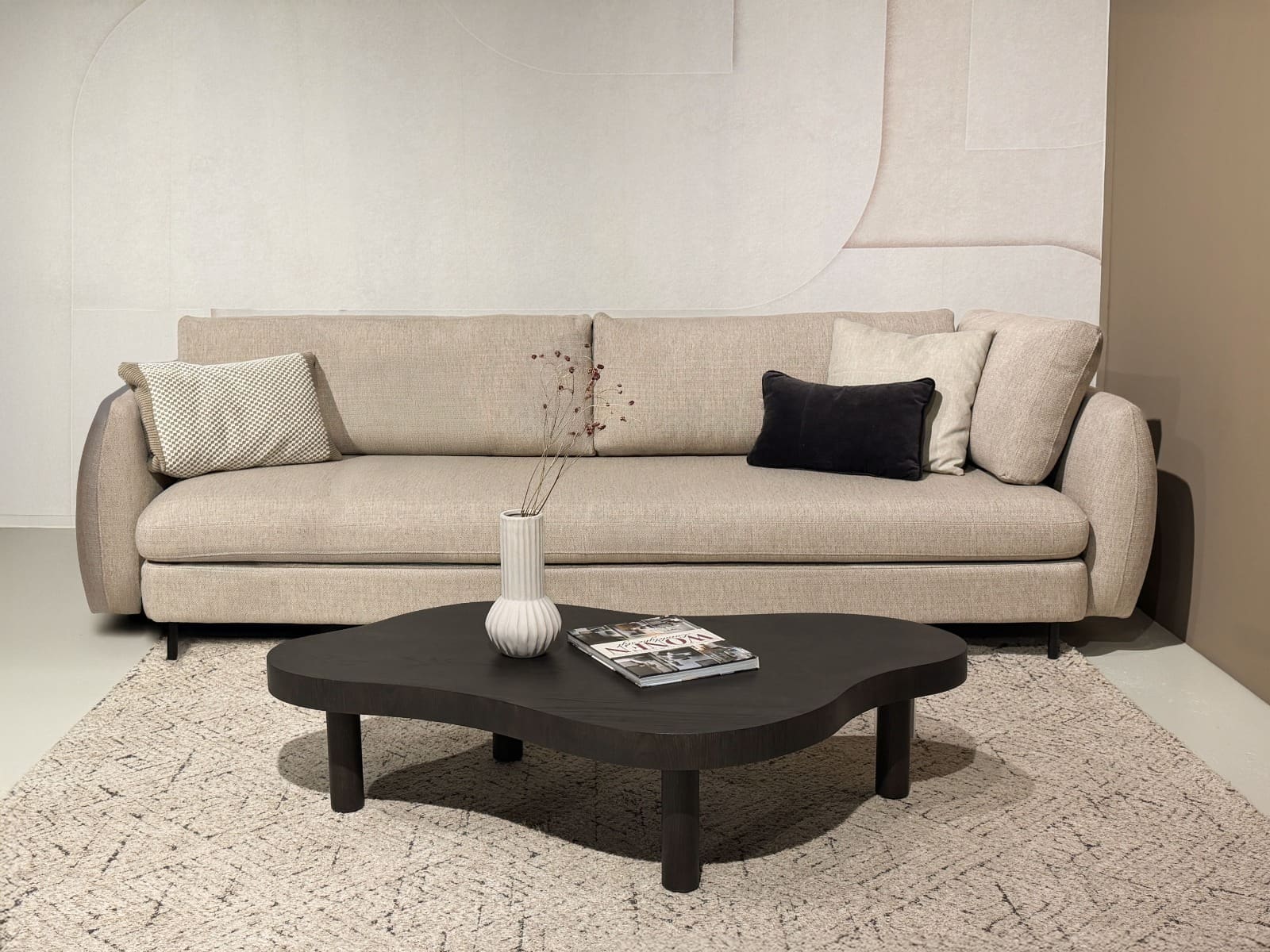 Livingfurn Salontafel Tobago Espresso 135cm Bruin Salontafel