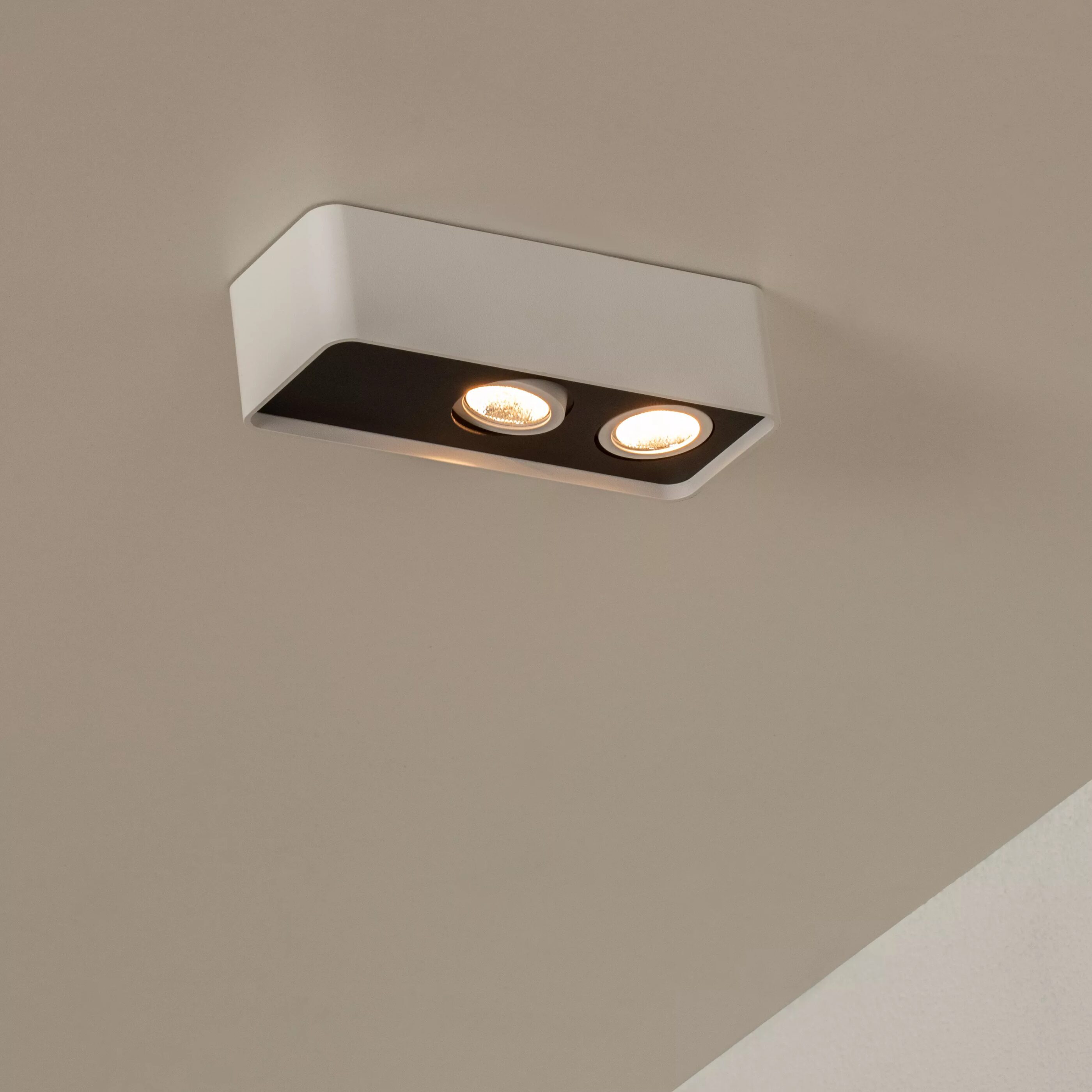 AnGUlar Plafondspot Led Dimb. - Wit Lucide Plafondlamp 23975/10/31