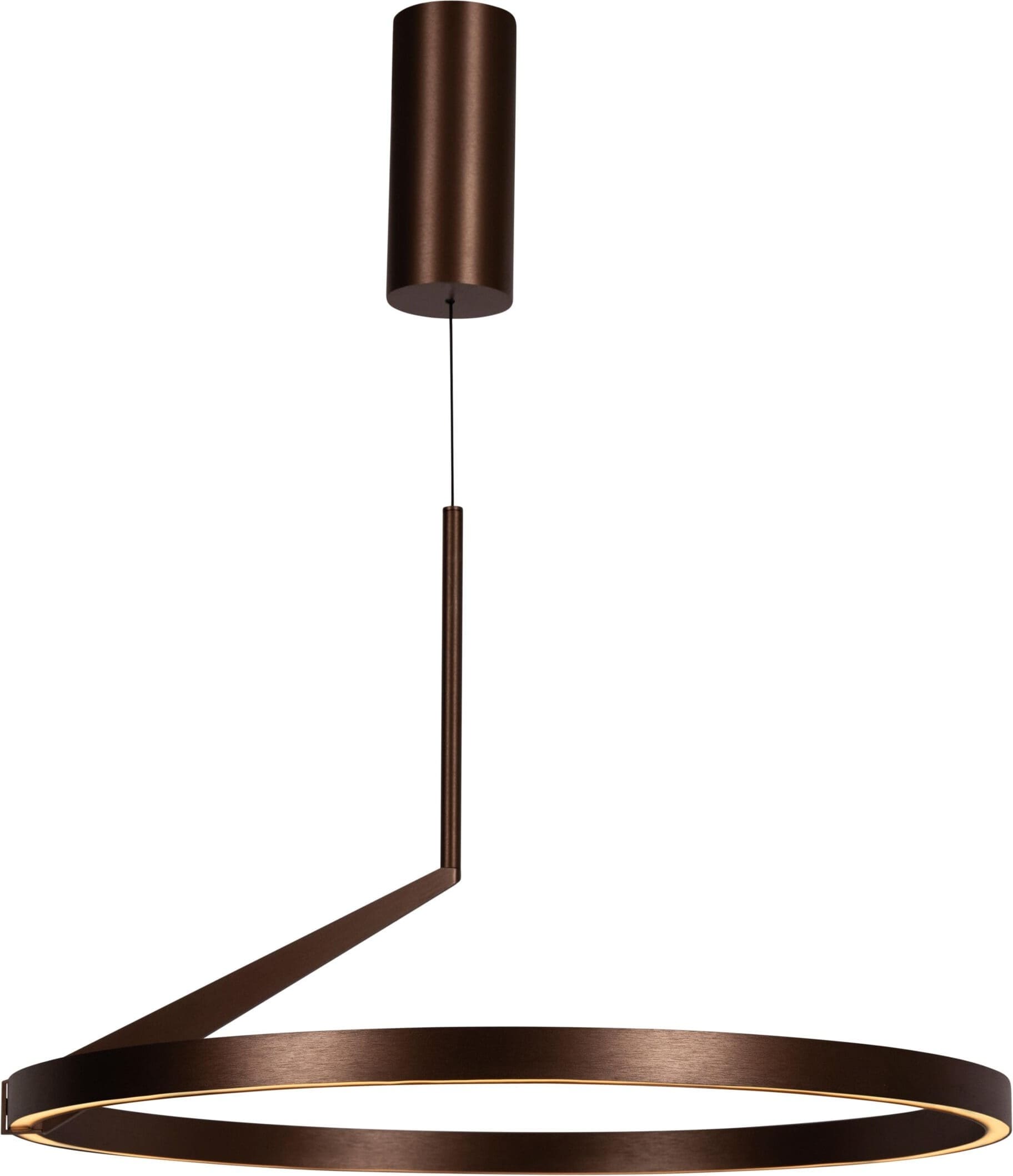 Applause Hanglamp Ø60 cm Led Dimb. Cct 1x32w 2700k/4000k - Koffie Lucide Hanglamp 23400/60/96