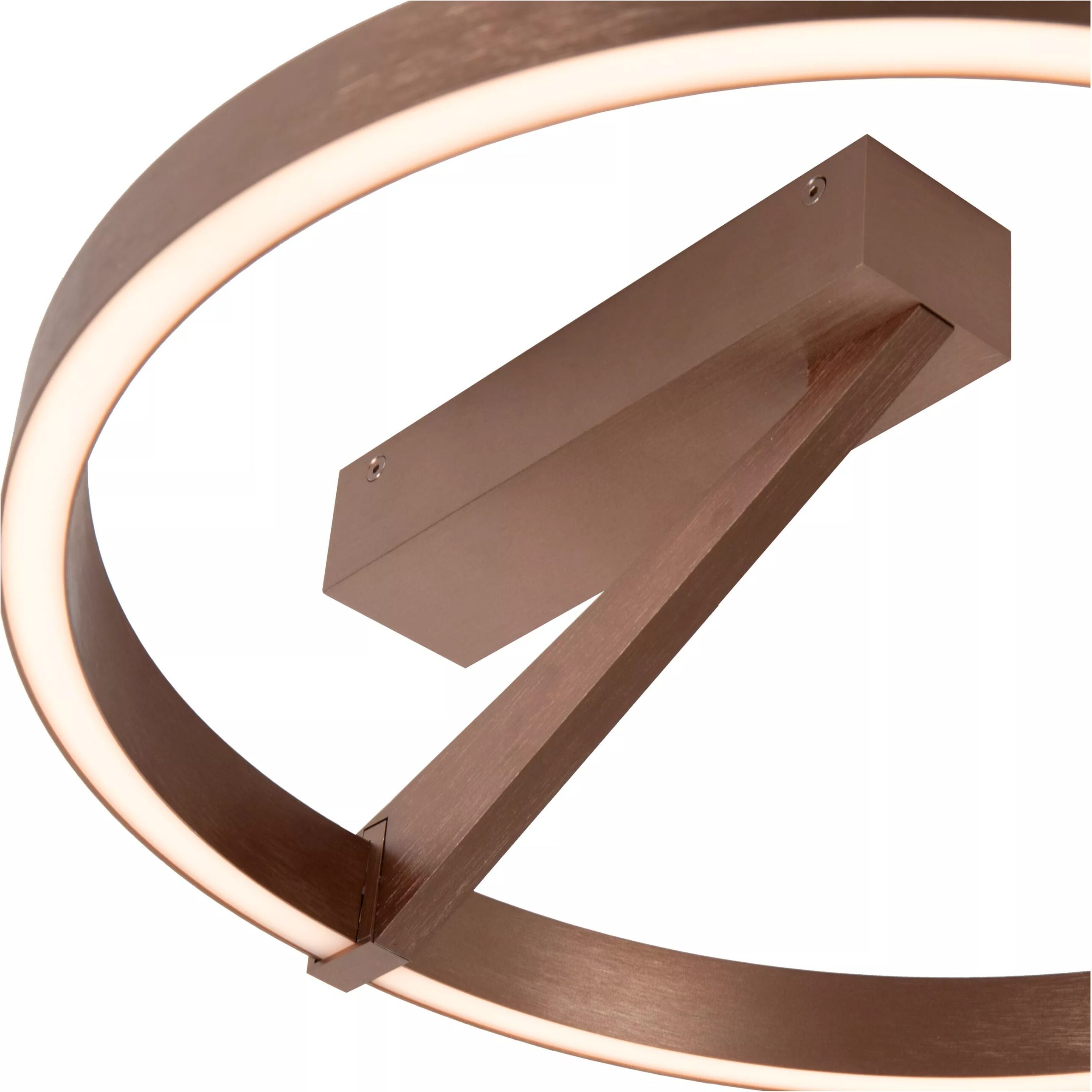 Applause Plafonnière Ø40 cm Led Dimb. Cct - Koffie Lucide Plafondlamp 23100/40/96